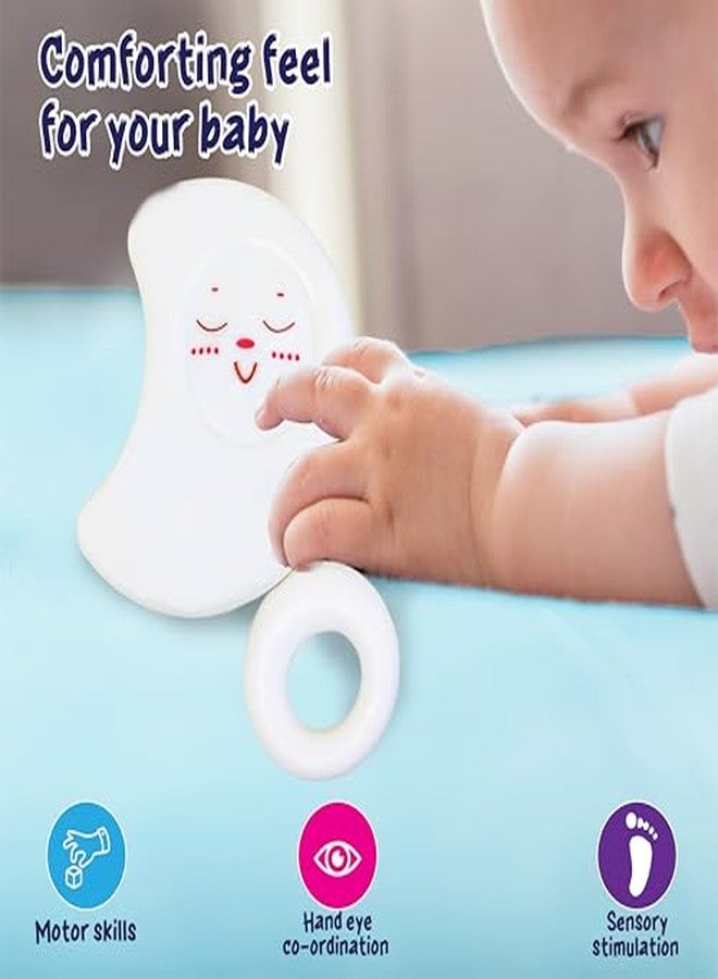 ToyMagic Moon Shaped Hanging Cot Rattle for Infants Melodious Sound Rattle Toys for 0-3 Months Newborn Toys,Baby Toys 0-6 Months,Infant Toys 0 3 6 12 Monthswhite - Image 4